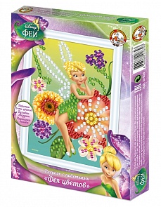 Большой рисунок с пайетками - Фея цветов (Десятое королевство, 01839ДК)